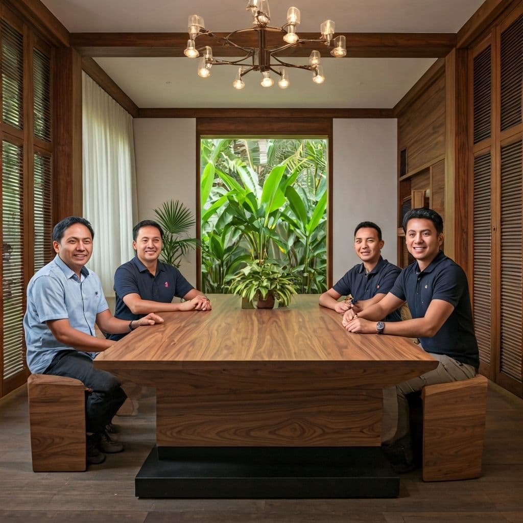 The Barry Invest Property team at the Canggu office